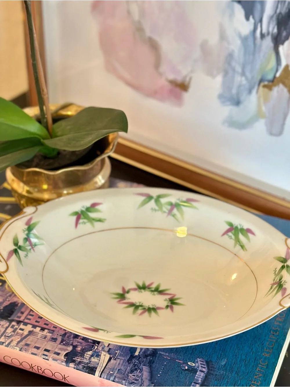 Vintage Harmony House Mandarin Oval Bowl